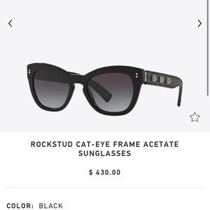 VALENTINO Cat Eye Frame Sunglasses